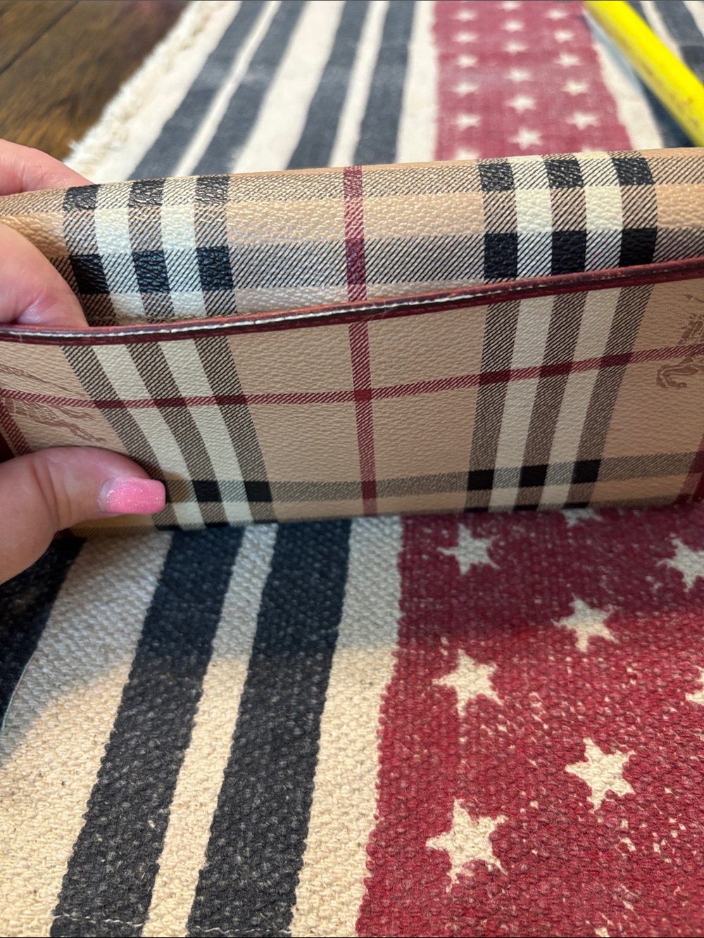 Burberry Check Continental Wallet - Picture 6 of 12